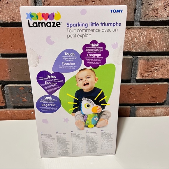 New Lamaze Repeat Petey Repeats Words, Record Your Voice Parrot Plush Tomy - Picture 7 of 10